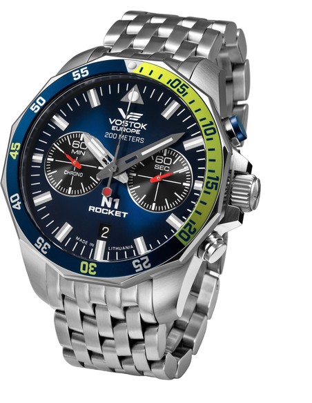 Vostok Europe N1 Rocket cronógrafo 6S21-225A708B Reloj - 1