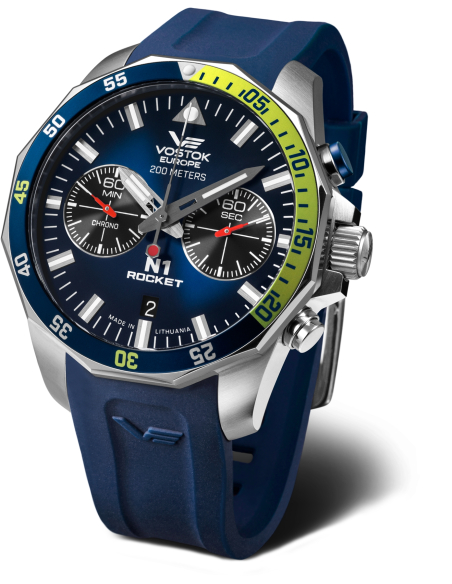 Vostok Europe N1 Rocket 6S21-​225A708S Montre - 1