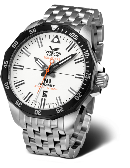 Vostok Europe N-1 Rocket NH35-225E711B automatique Montre - 1
