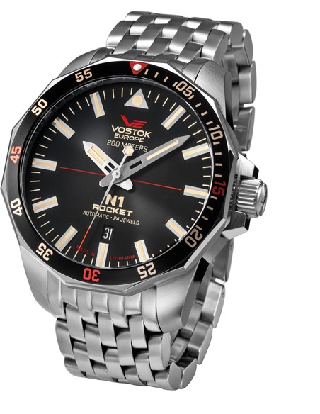 Vostok Europe N-1 Rocket NH35-225A709B Klocka - 1
