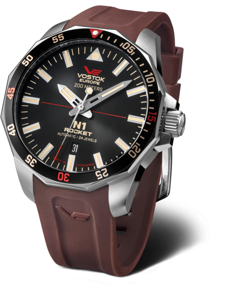 Vostok Europe N-1 Rocket NH35-225A709S Uhr - 1