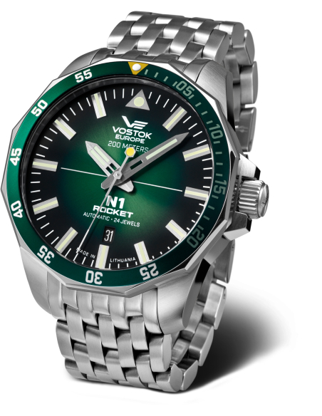 Vostok Europe N-1 Rocket NH35-225A710B Reloj - 1
