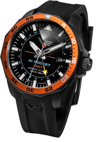 Vostok Europe N-1 Rocket NH34-225A714S Uhr - 1