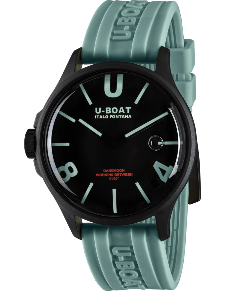 U-BOAT Darkmoon 44mm BK Aquamarine PVD 9526 Montre - 1