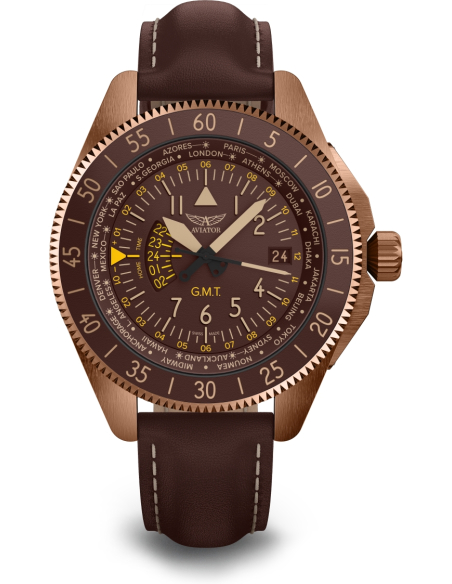 AVIATOR Airacobra GMT V.1.37.8.306.4ウォッチ - 1