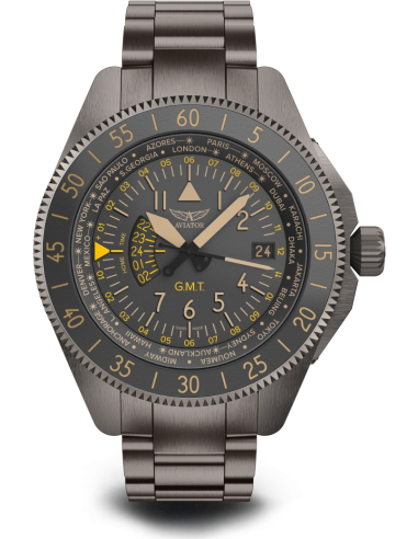 AVIATOR Airacobra GMT V.1.37.7.305.5 Watch - 1