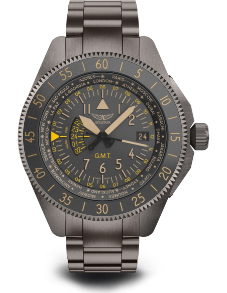 AVIATOR Airacobra GMT V.1.37.7.305.5 Watch - 1