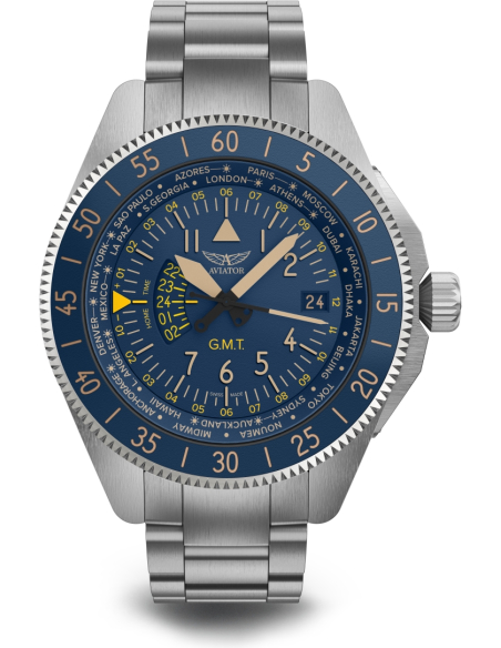 AVIATOR Airacobra GMT V.1.37.0.304.5 Klocka - 1