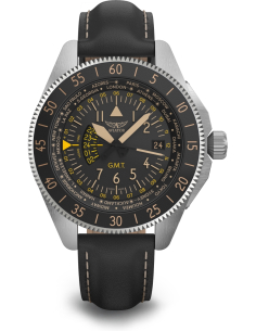 AVIATOR Airacobra GMT V.1.37.0.303.4 Karóra - 1