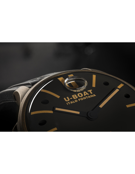U-BOAT Darkmoon 40mm BK Black Vintage 9549 Klocka - 2