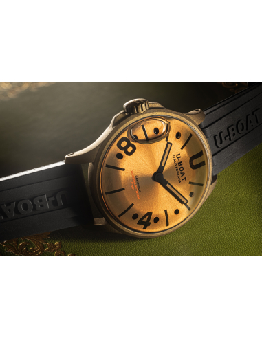 U-BOAT Darkmoon 40mm BK Brown Vintage 9547 Montre - 2