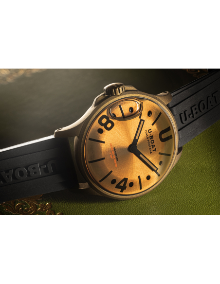U-BOAT Darkmoon 40mm BK Brown Vintage 9547 Montre - 2