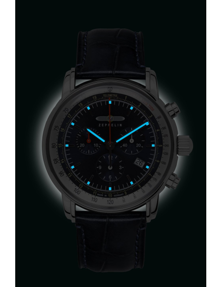 Zeppelin LZ 14 Marine 8886M-3 Chronograph Montre - 2