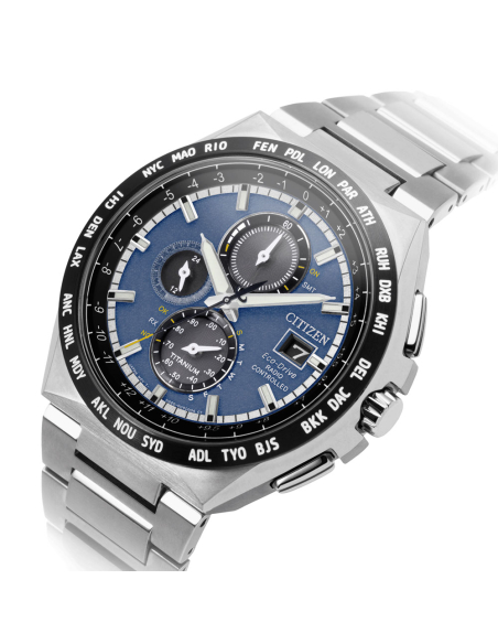 Citizen Radio Controlled Super Titanium AT8238-84L Zegarek - 4