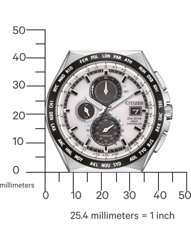 Citizen Radio Controlled Super Titanium AT8238-84A Watch - 7
