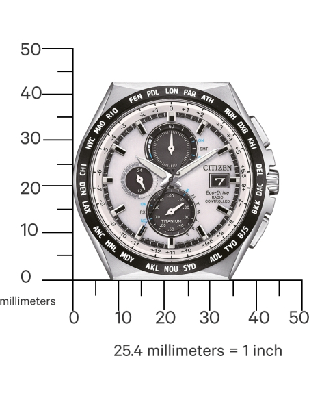 Citizen Radio Controlled Super Titanium AT8238-84A Ceas - 7