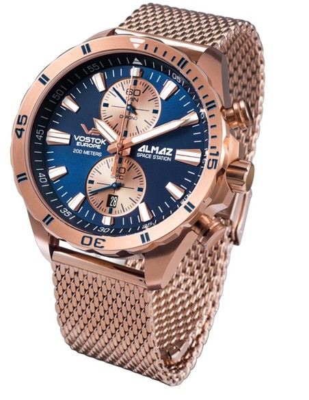 Vostok Europe 6S11-320B660B Almaz kronograf Klocka - 1