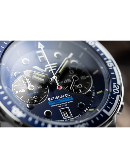 Vostok Europe Batiscafos 6S21-511A772B Chronograph ウォッチ - 3