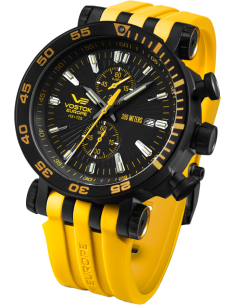 Vostok Europe Energia Rocket Chrono Montre VK61-575C589S - 2