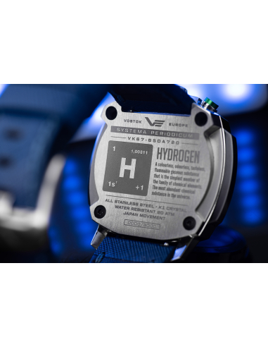 Vostok Europe Systema Periodicum Hydrogen VK67-650A720B Klocka - 4