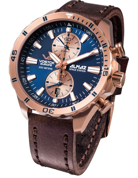 Vostok Europe Almaz Space Station Chronograph 6S11-320B660 Uhr - 1