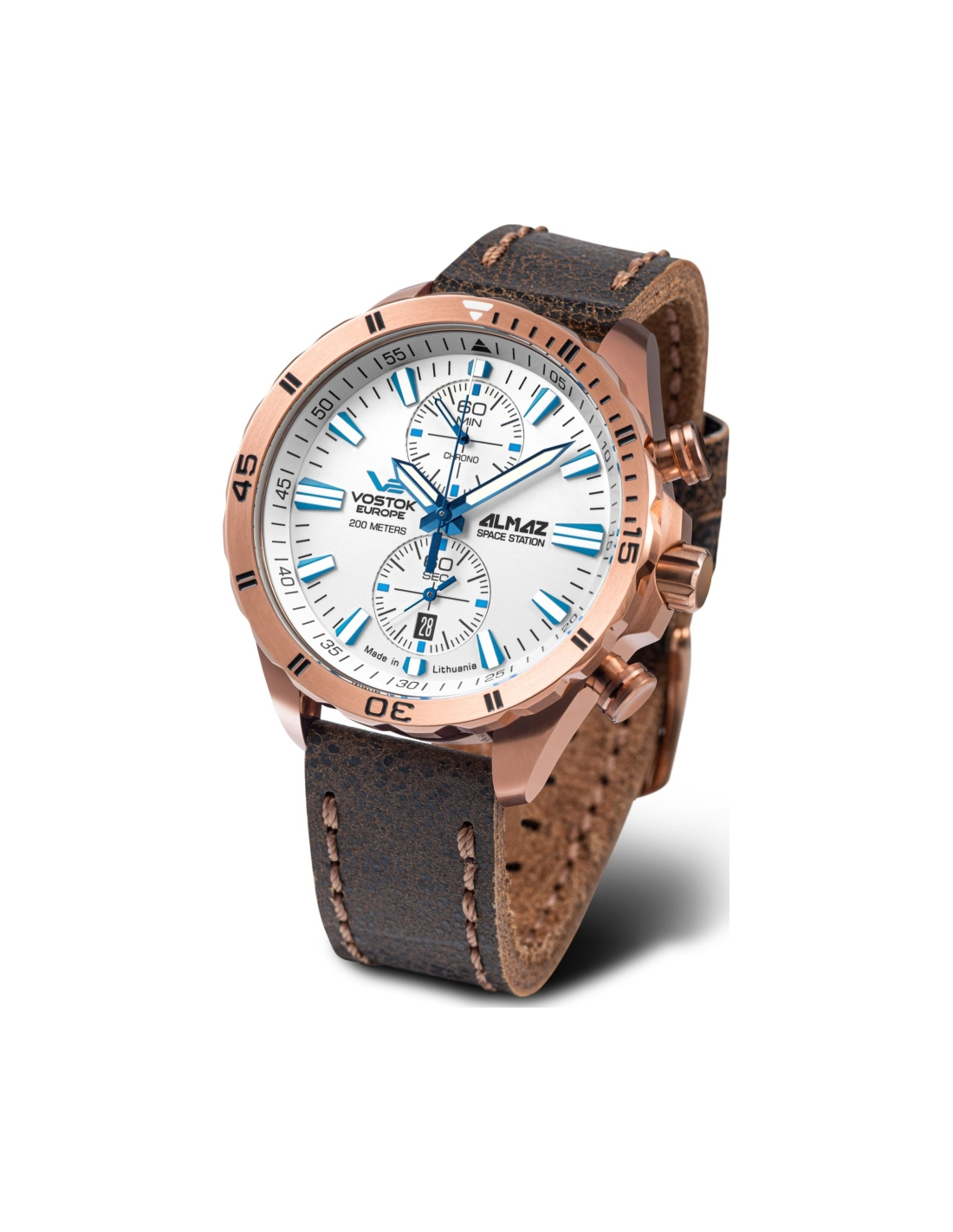 Vostok Europe Almaz Chronograph 6s11-320b676 Watch
