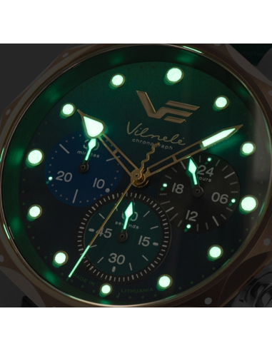 Vostok-Europe Vilnelé Chronograph JS20-125E752 Klokke - 6