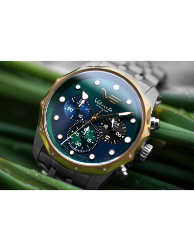 Vostok-Europe Vilnelé Chronograph JS20-125E752 Klokke - 3