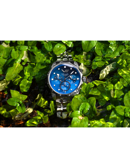 Vostok-Europe Vilnelé Chronograph JS20-125A750B Pολόι - 5