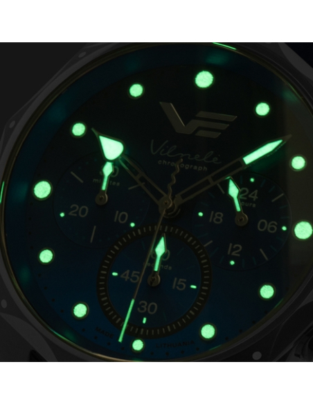 Vostok-Europe Vilnelé Chronograph JS20-125A750S 時計 - 4
