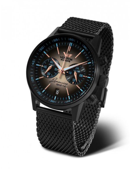 Vostok Europe VK64-560C691B GAZ 14 クロノグラフウォッチ - 1