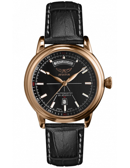 AVIATOR Douglas day-date V.3.20.2.146.4 Karóra - 1