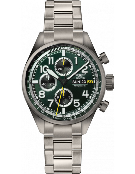 AVIATOR Airacobra P45 Chrono Auto V.4.26.7.184.5 Montre - 1