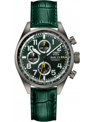 AVIATOR Airacobra P45 Chrono Auto V.4.26.7.184.4 Klokke - 1