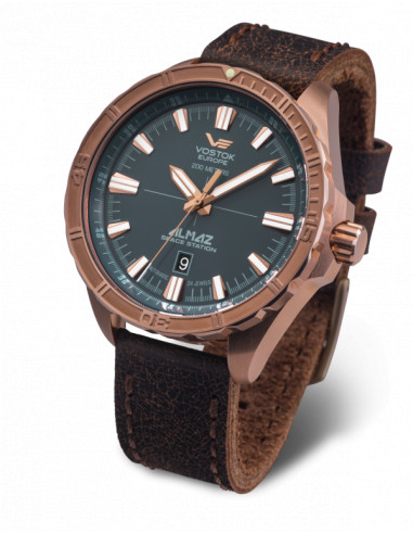 Vostok Europe NH35A-320O507 Almaz Bronze automatique Montre - 1