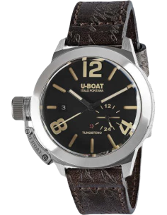U-BOAT Classic 42 タングステノ ブラック ウォッチ 8893