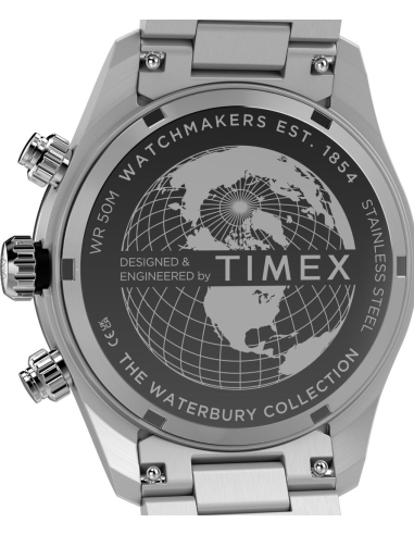 Timex Ρολόι Waterbury Heritage Chronograph TW2Y70500