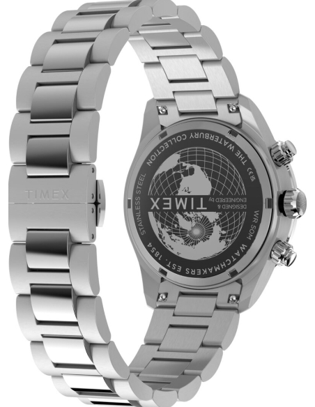 Timex Ρολόι Waterbury Heritage Chronograph TW2Y70500