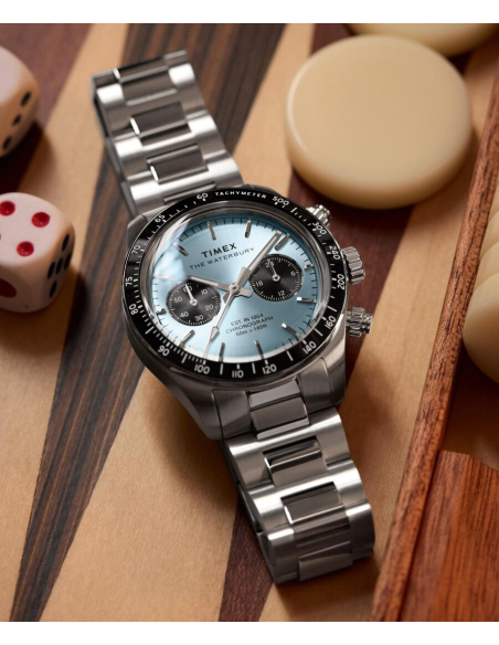 Timex Ρολόι Waterbury Heritage Chronograph TW2Y70500