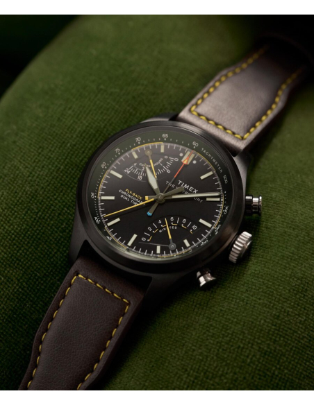 Timex Zegarek Waterbury Ace Fly-Back Chronograph TW2Y70100