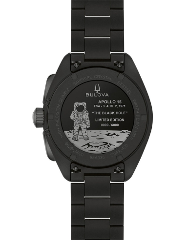Bulova Lunar Pilot Black Hole 98A335 Watch