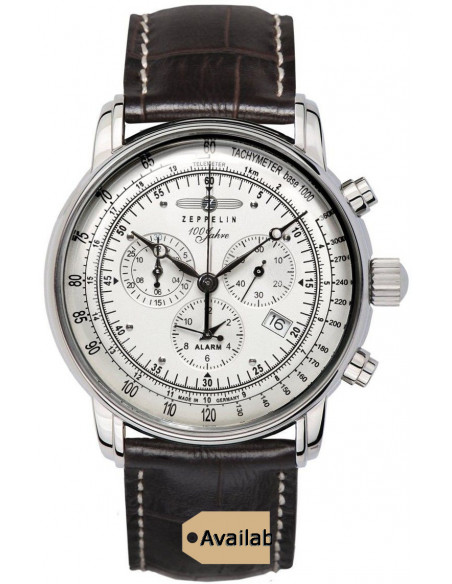 Zeppelin 7680-1 100周年記念Zeppelinクロノグラフ ウォッチ