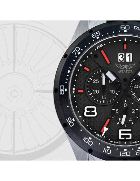 AVIATOR SWISS MIG-35 M.2.19.5.132.6 Uhr - 3