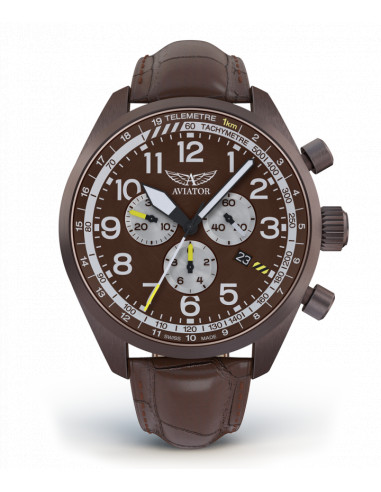 Hodinky AVIATOR Airacobra P45 Chrono V.2.25.8.172.4 - 3