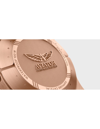 AVIATOR Airacobra P45 Chrono V.2.25.2.173.4 Zegarek - 4