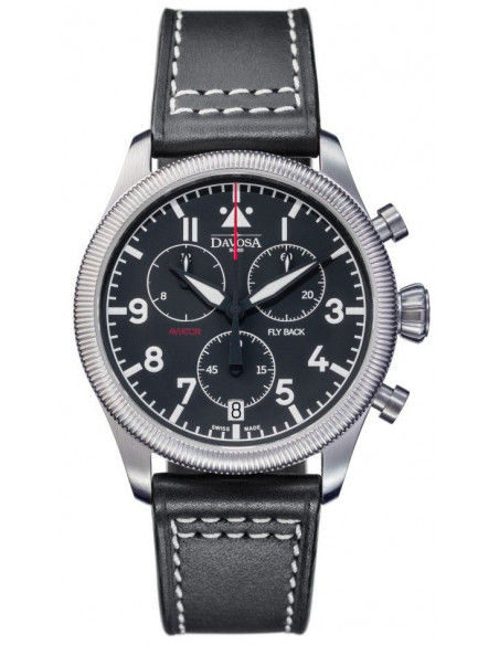 Davosa 162.499.55 Aviator Fly Back Chronograph Klokke - 1