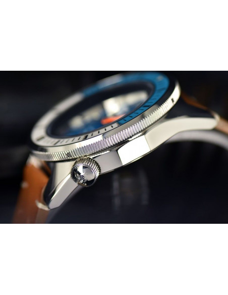 Squale Squalematic 60ATM Light Blue plongée professionnelle Montre - 5