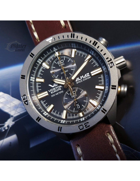 Хронограф Vostok Europe 6S11-320H521 Almaz Titanium - 2