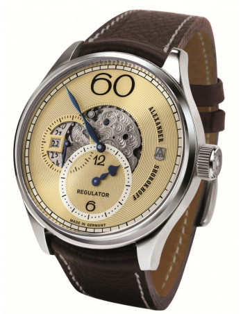 Alexander Shorokhoff AS.R02-2 Regulator mechaniczny Zegarek - 1