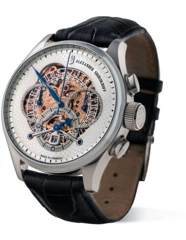 Hodinky Alexander Shorokhoff AS.CR02-1 Chrono Regulator mechanical - 2